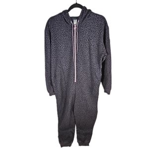 FABLETICS | Forever Fleece hooded cheetah print onsie